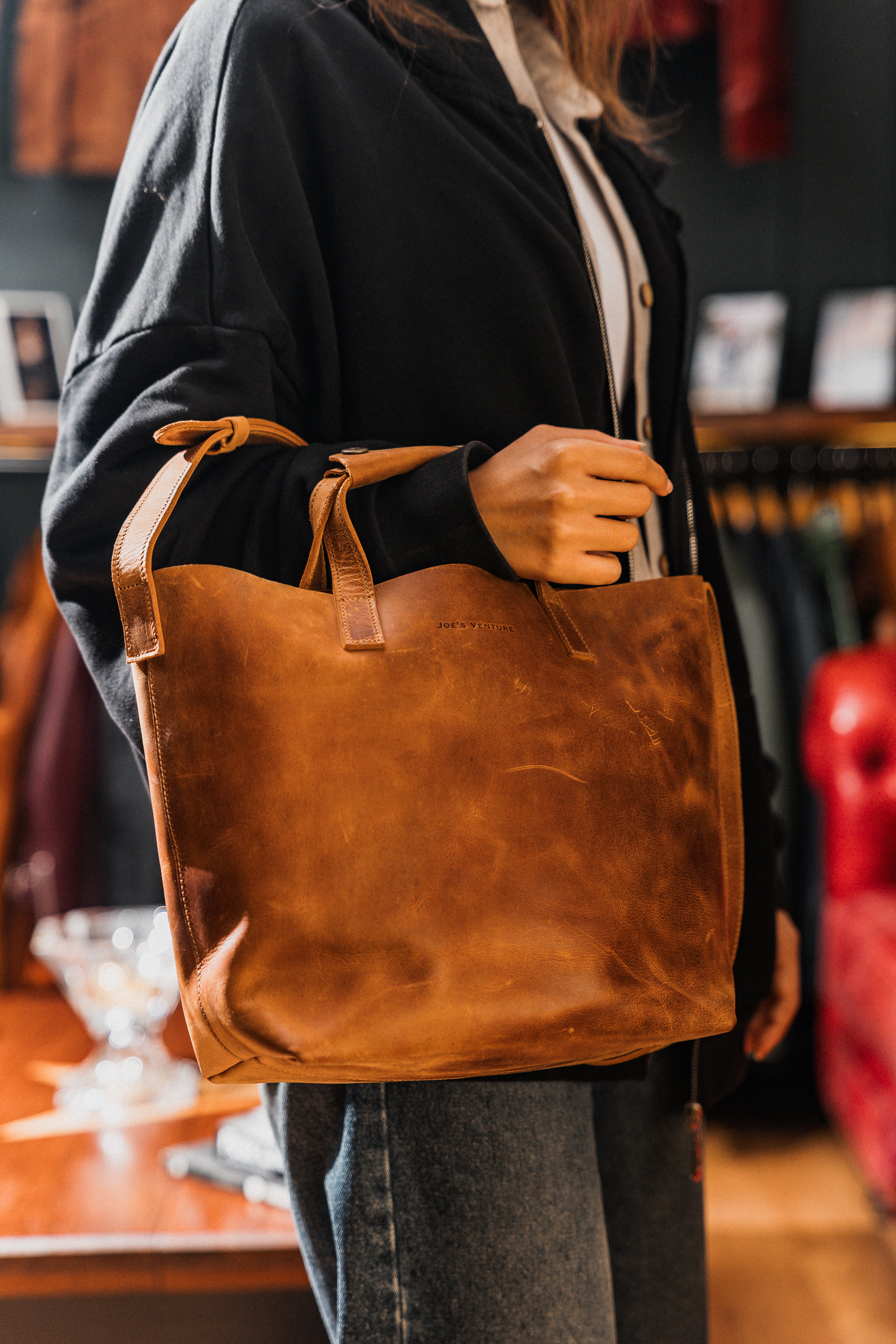 The "Marfa" handcrafted leather bag