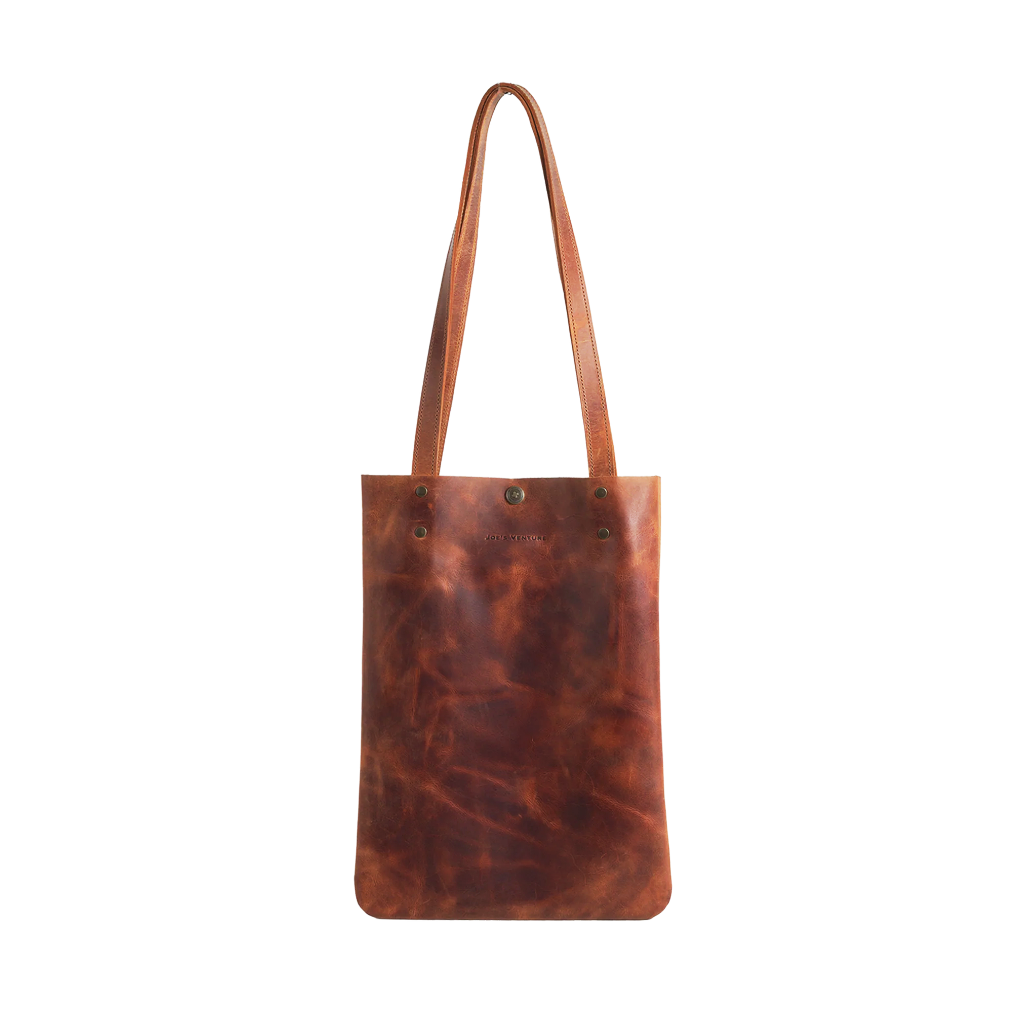 The "Cuba" handcrafted leather tote bag