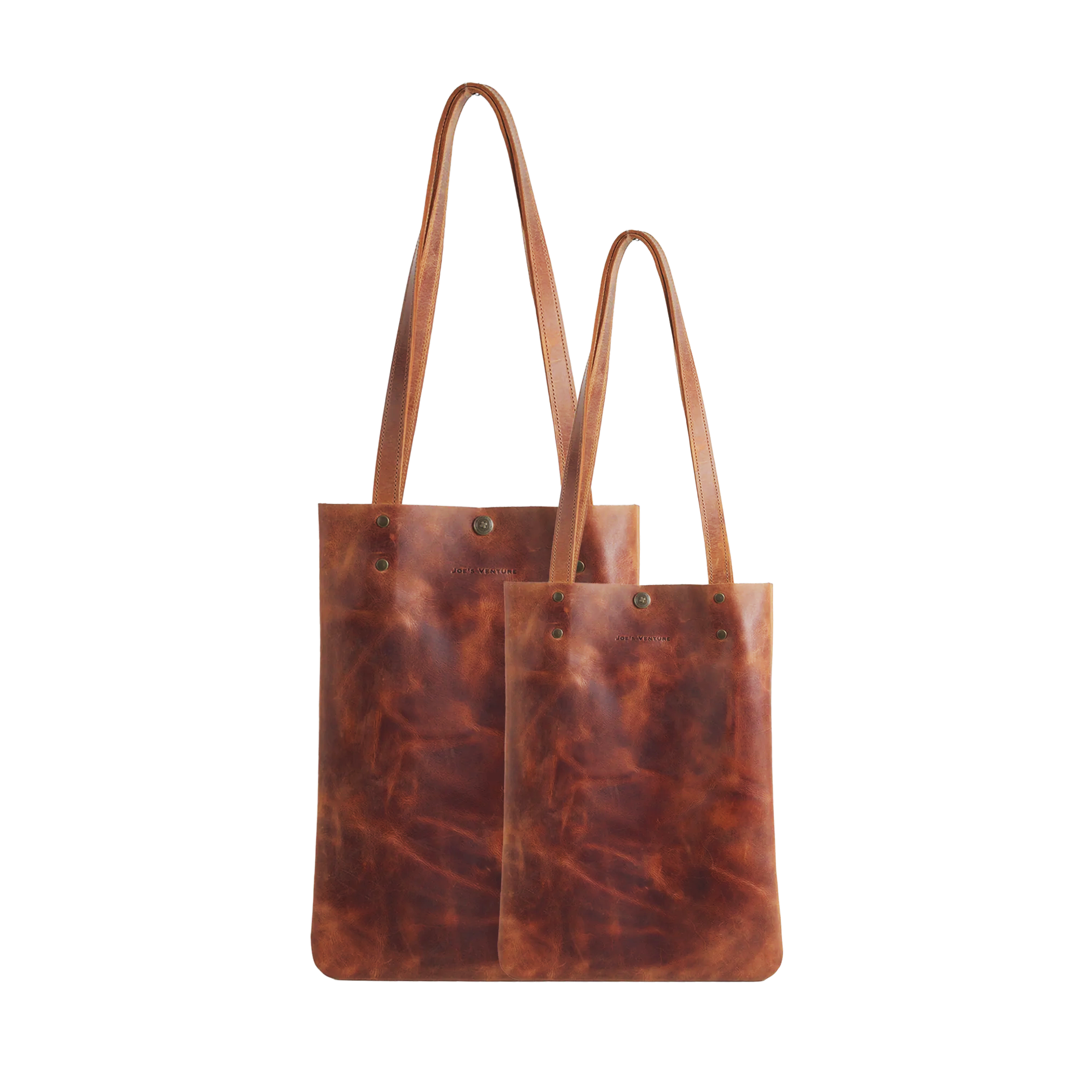 The "Cuba" handcrafted leather tote bag