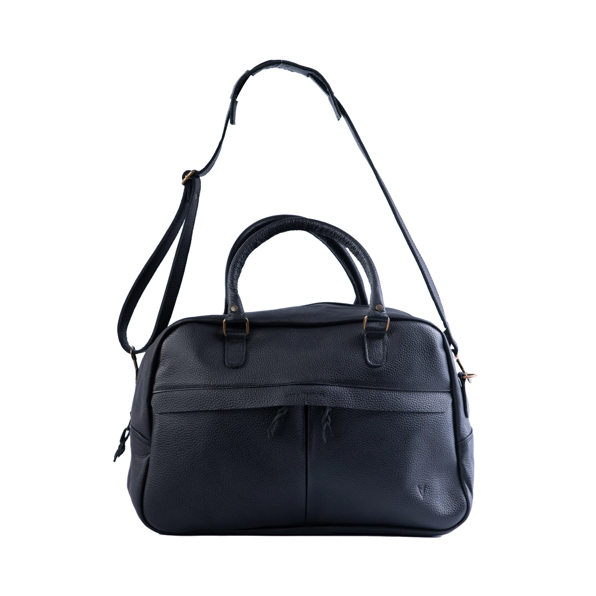 Eclipse Pebbled Leather Business Duffle Carry-On