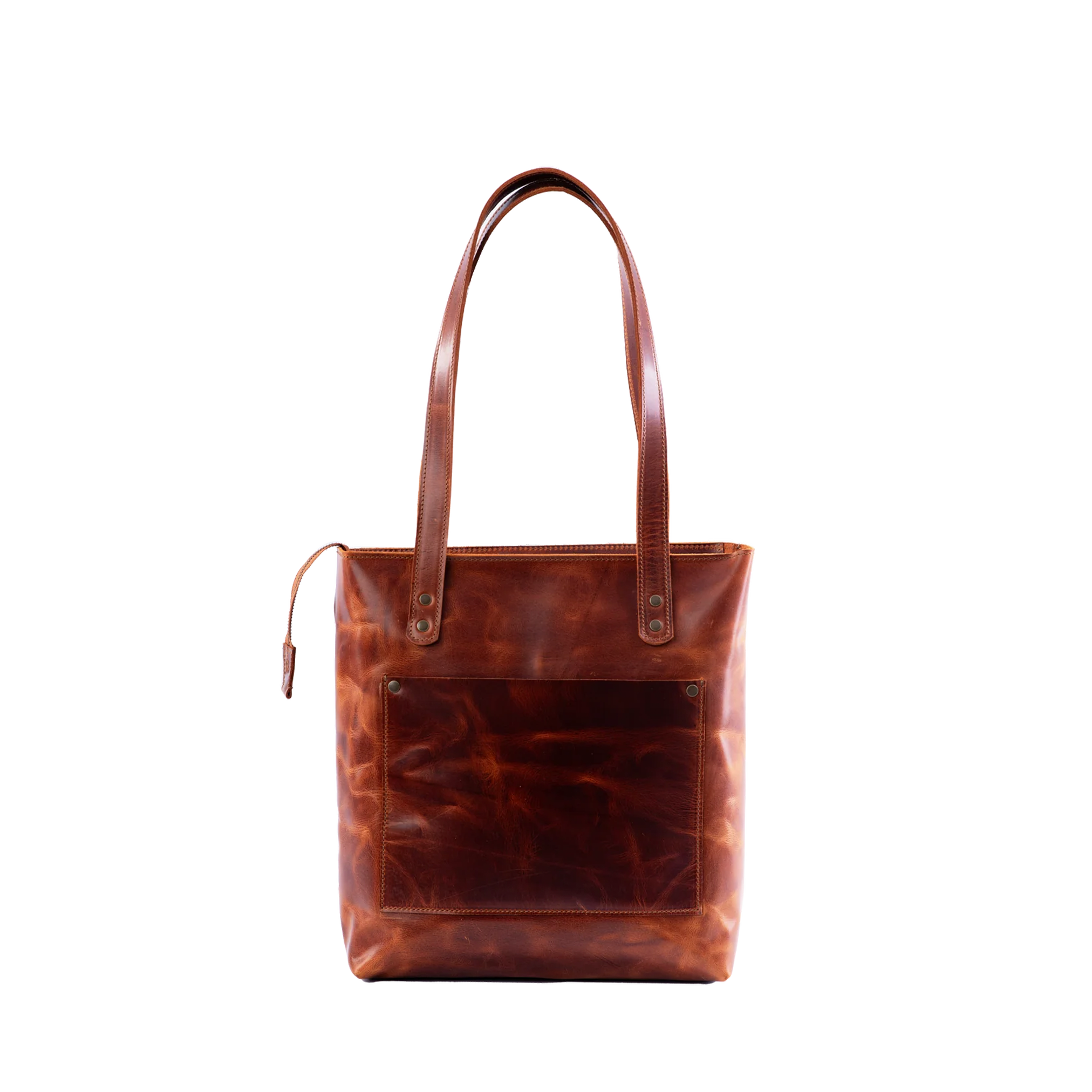 The "Giza" Leather Handcrafted Tote Bag