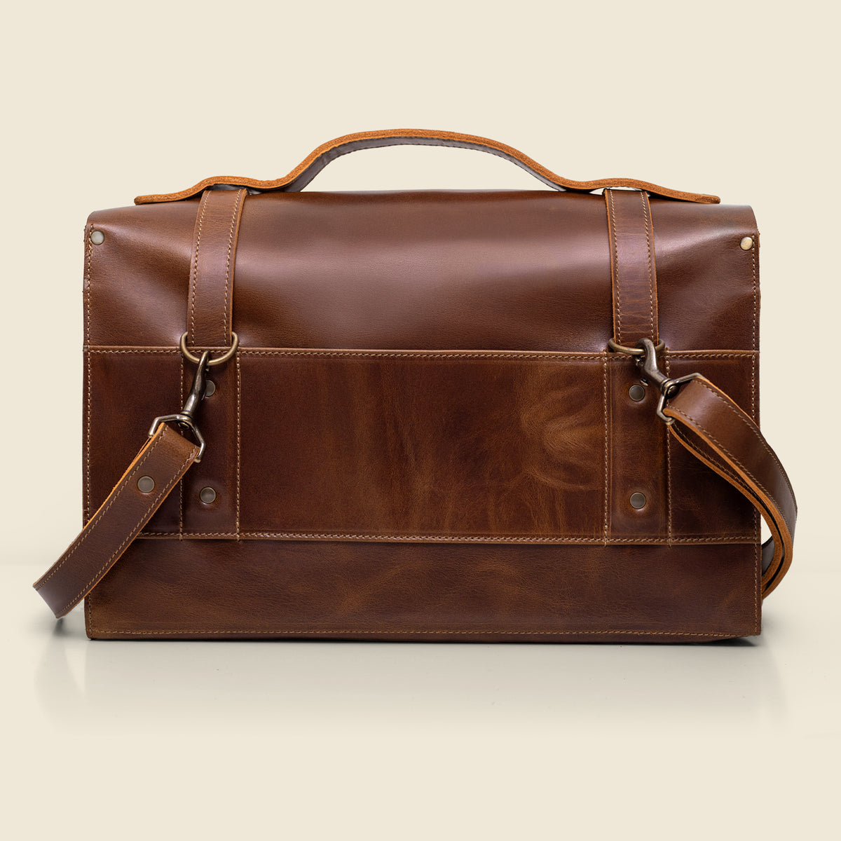 The "Vancouver" Handcrafted Leather Vintage Laptop Messenger Bag