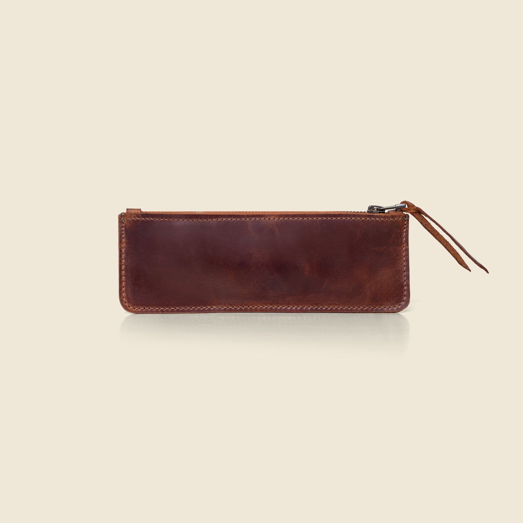 Handcrafted Vintage Leather Pencil Case