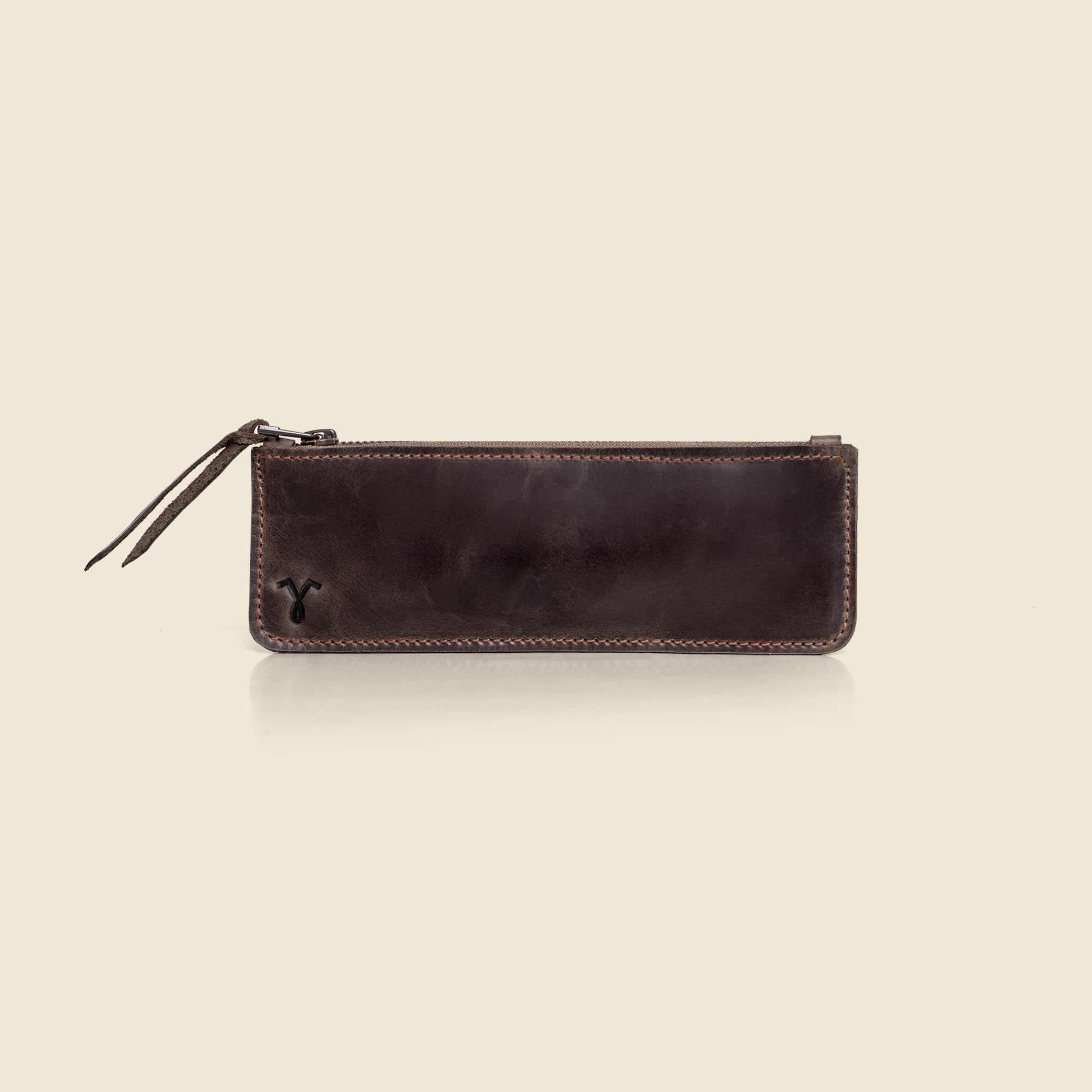 Handcrafted Vintage Leather Pencil Case