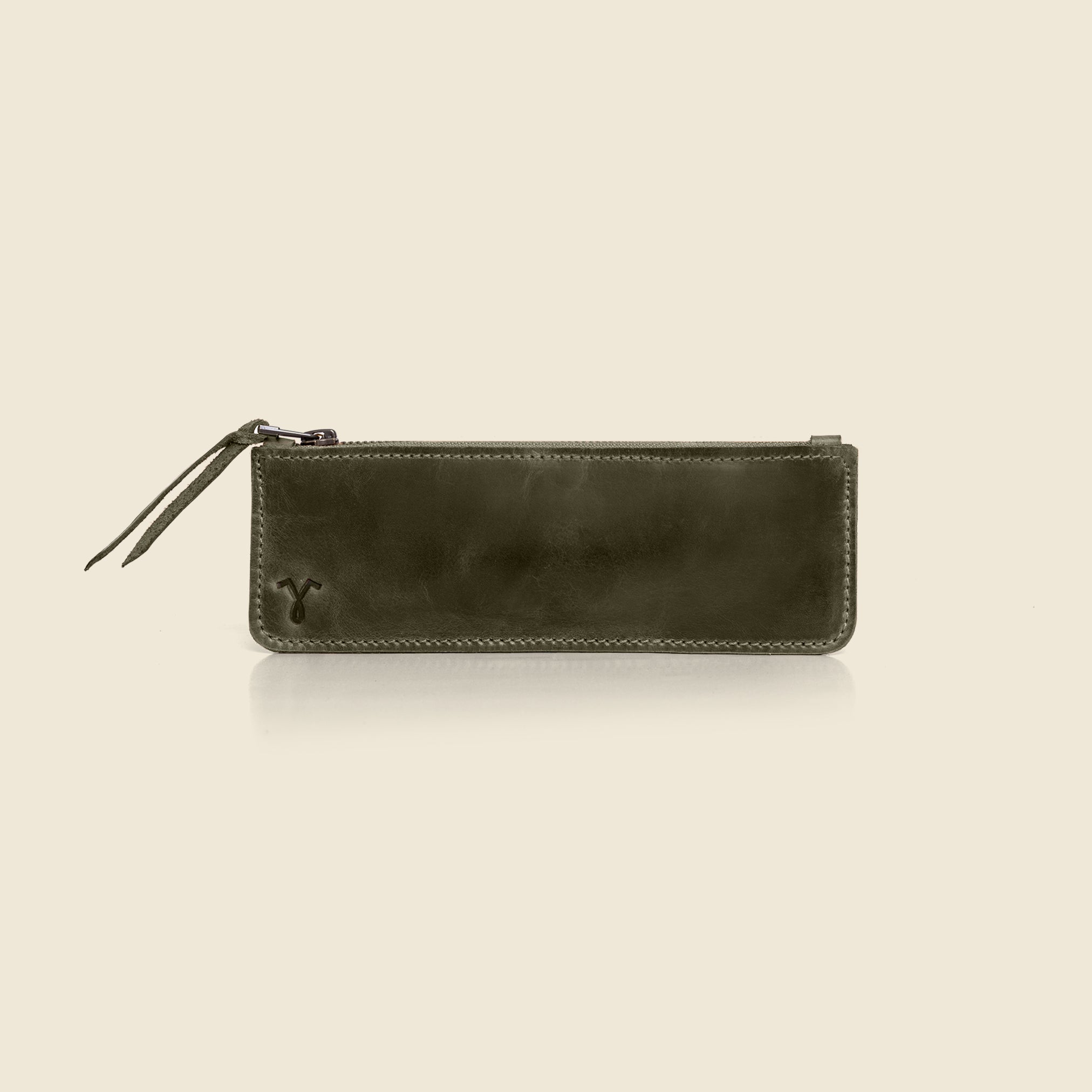 Handcrafted Vintage Leather Pencil Case