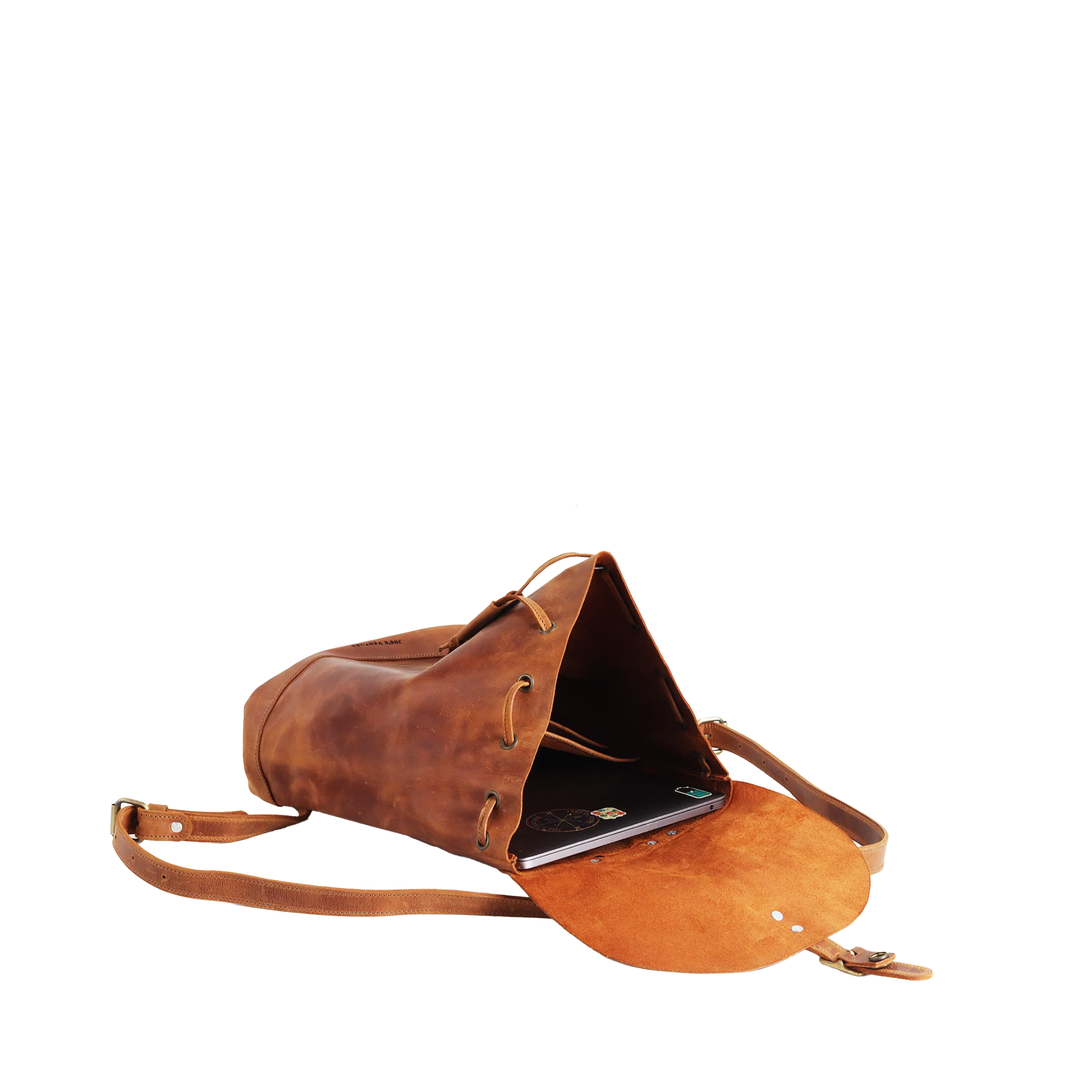 The "Seville" handcrafted leather backpack