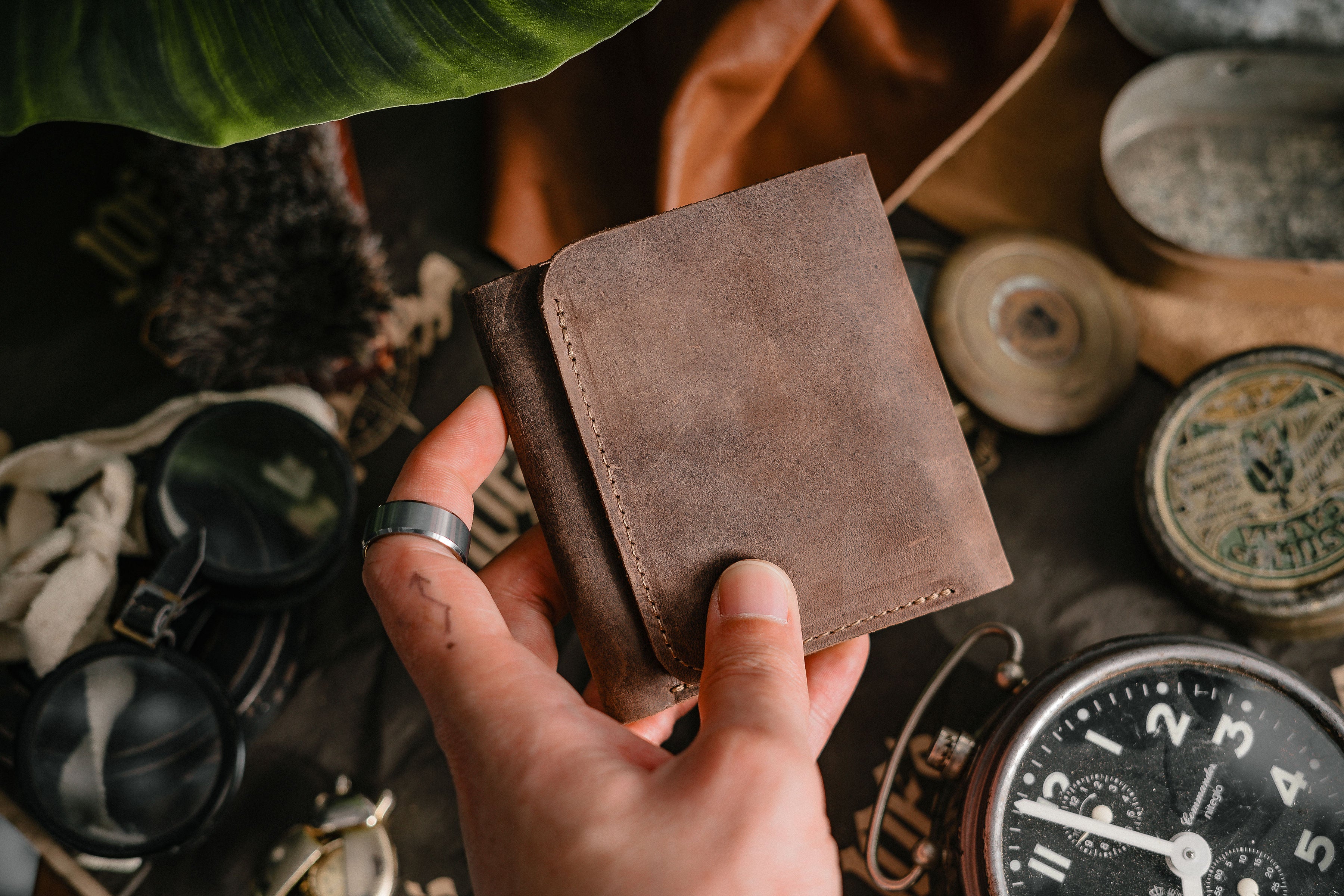 The Handcrafted Leather Trifold Wallet