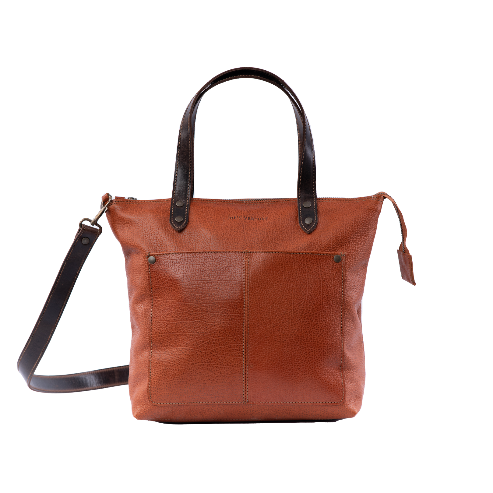 Nomad Pebbled Leather Tote Bag with Shoulder Strap