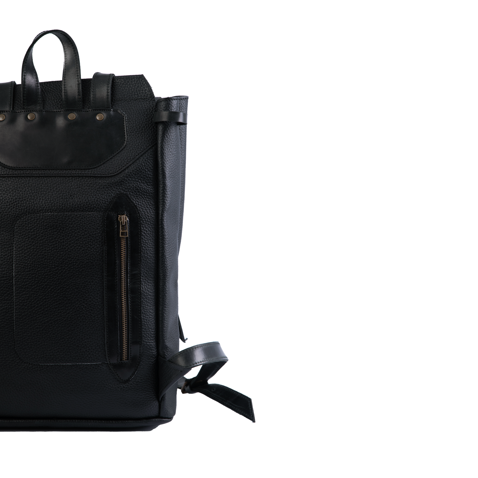 Eclipse Pebbled Leather Paratrooper Backpack