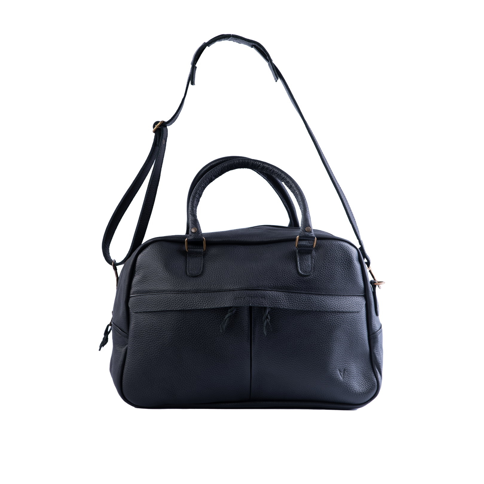 Eclipse Pebbled Leather Business Duffle Carry-On