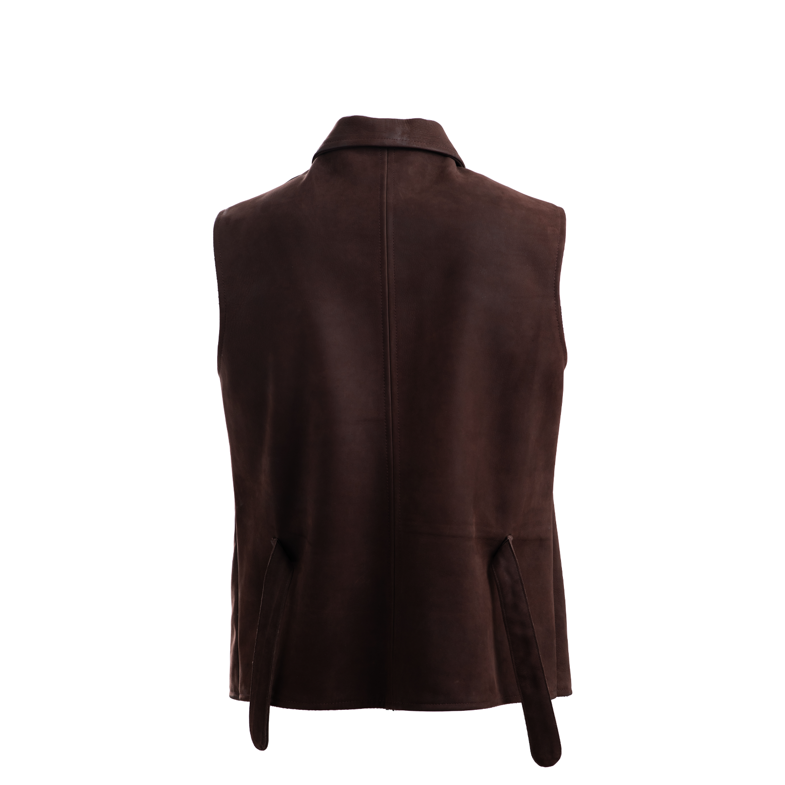 Brown Suede Equestrian vest