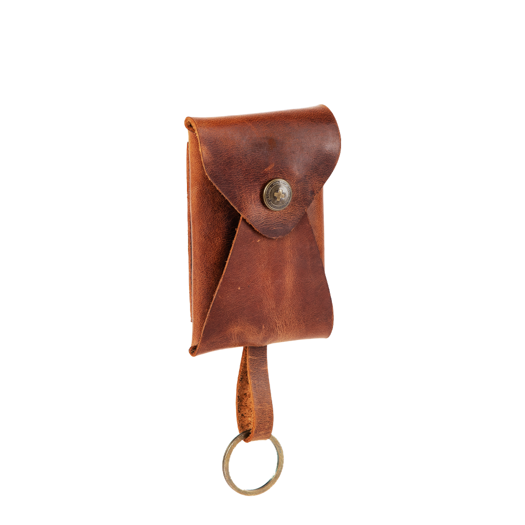 Full-Grain Leather Key Pouch