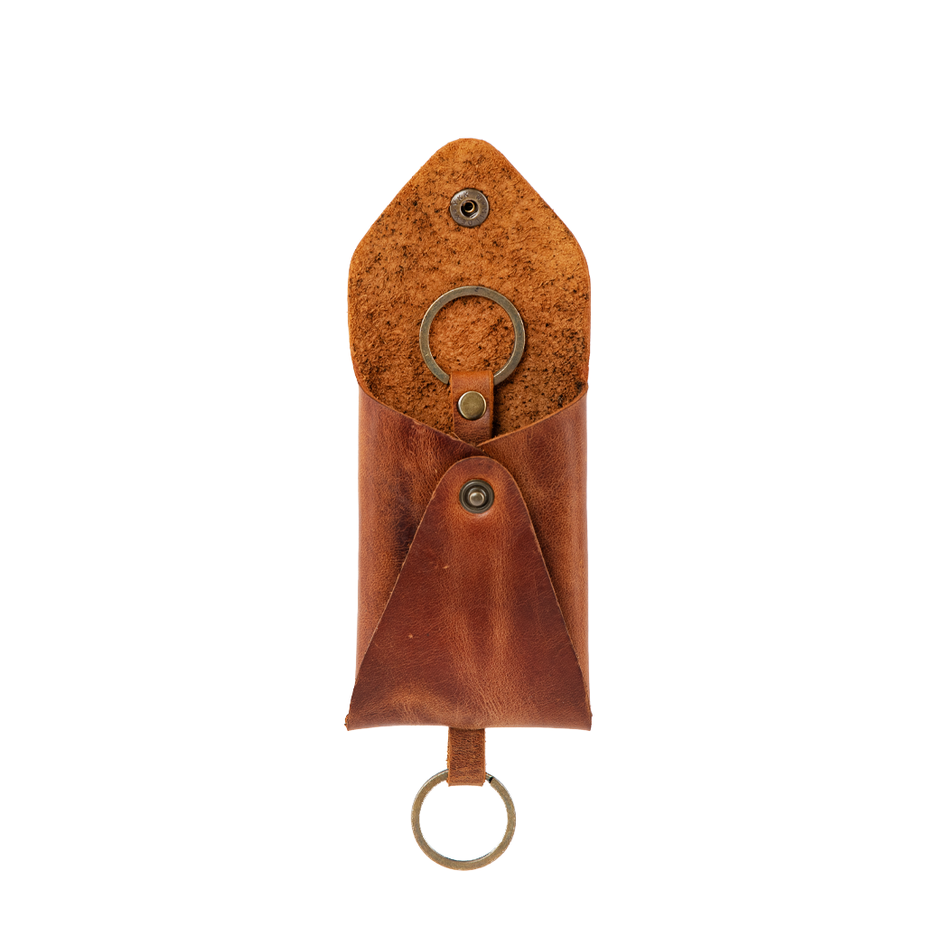 Full-Grain Leather Key Pouch