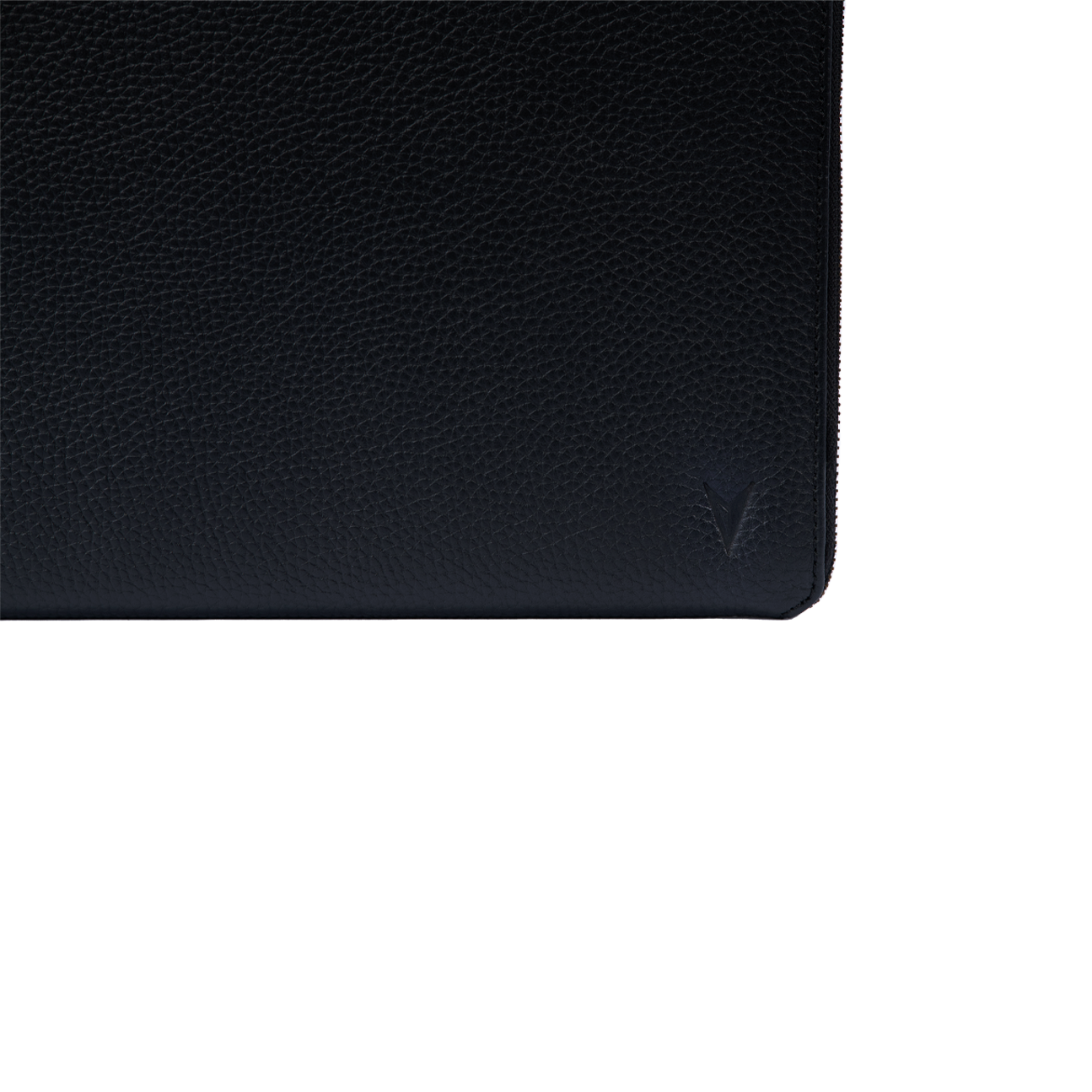 Apex Pebbled Leather Zipped Laptop Sleeve