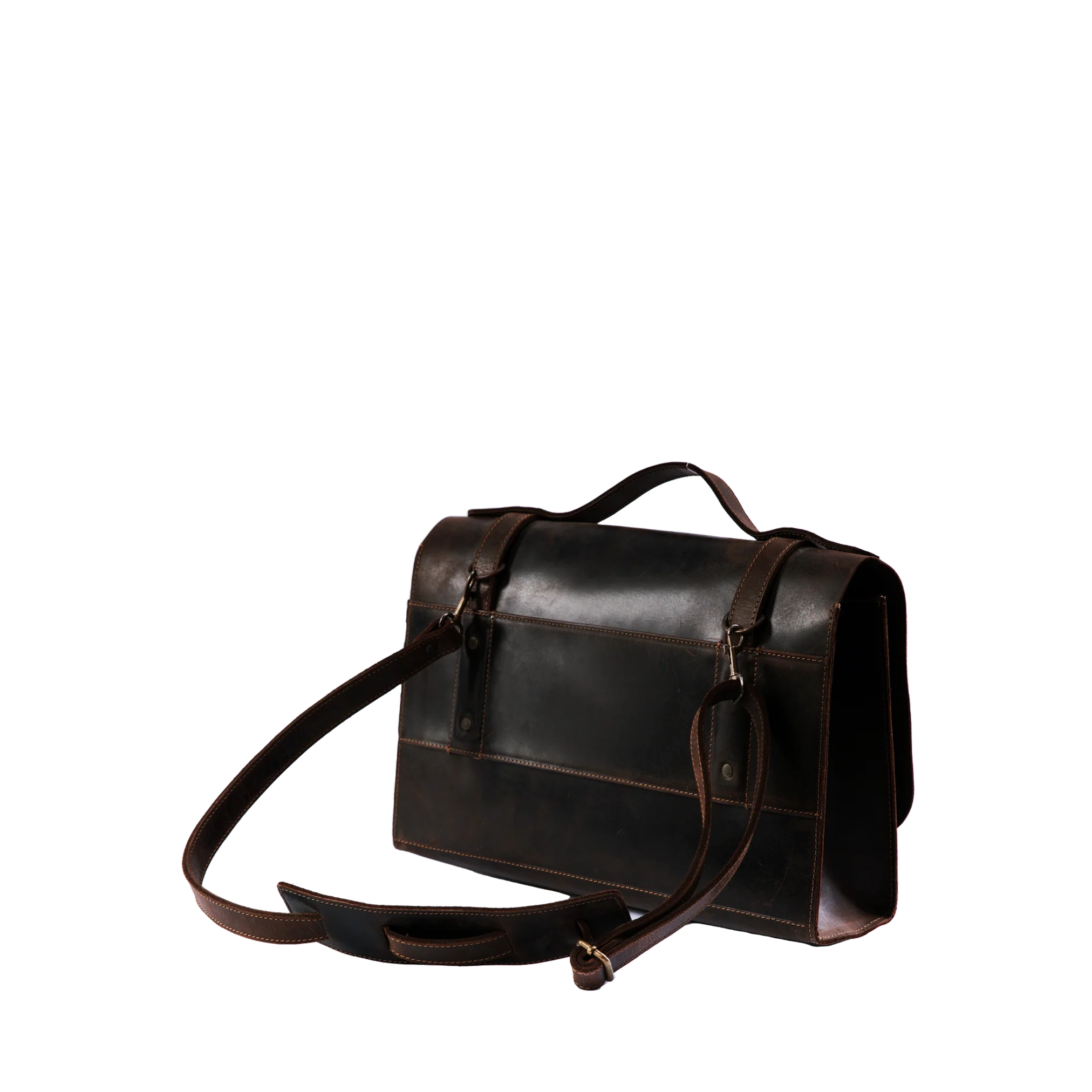 The "Vancouver" Handcrafted Leather Vintage Laptop Messenger Bag