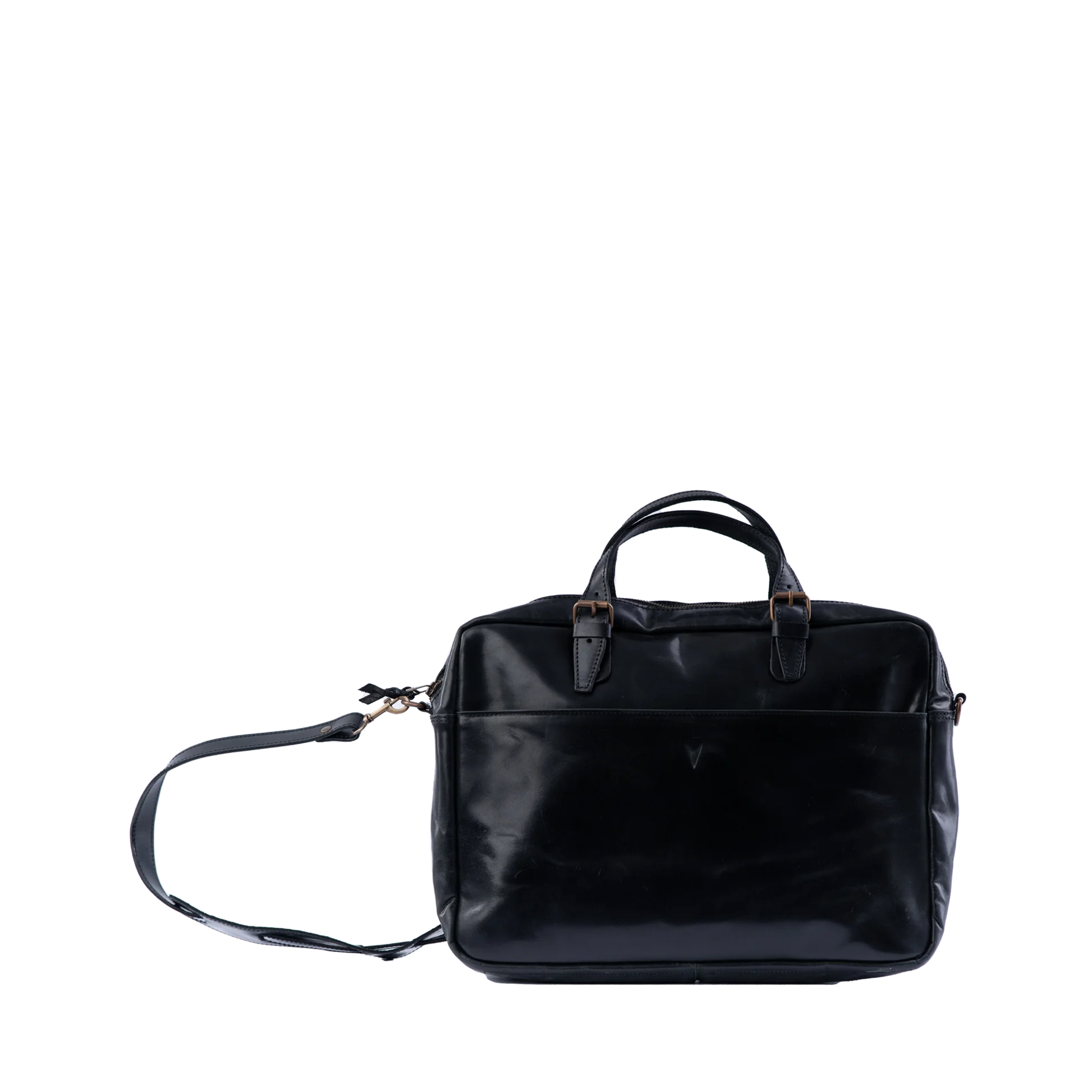 Vintage Full-Grain Leather Laptop Bag