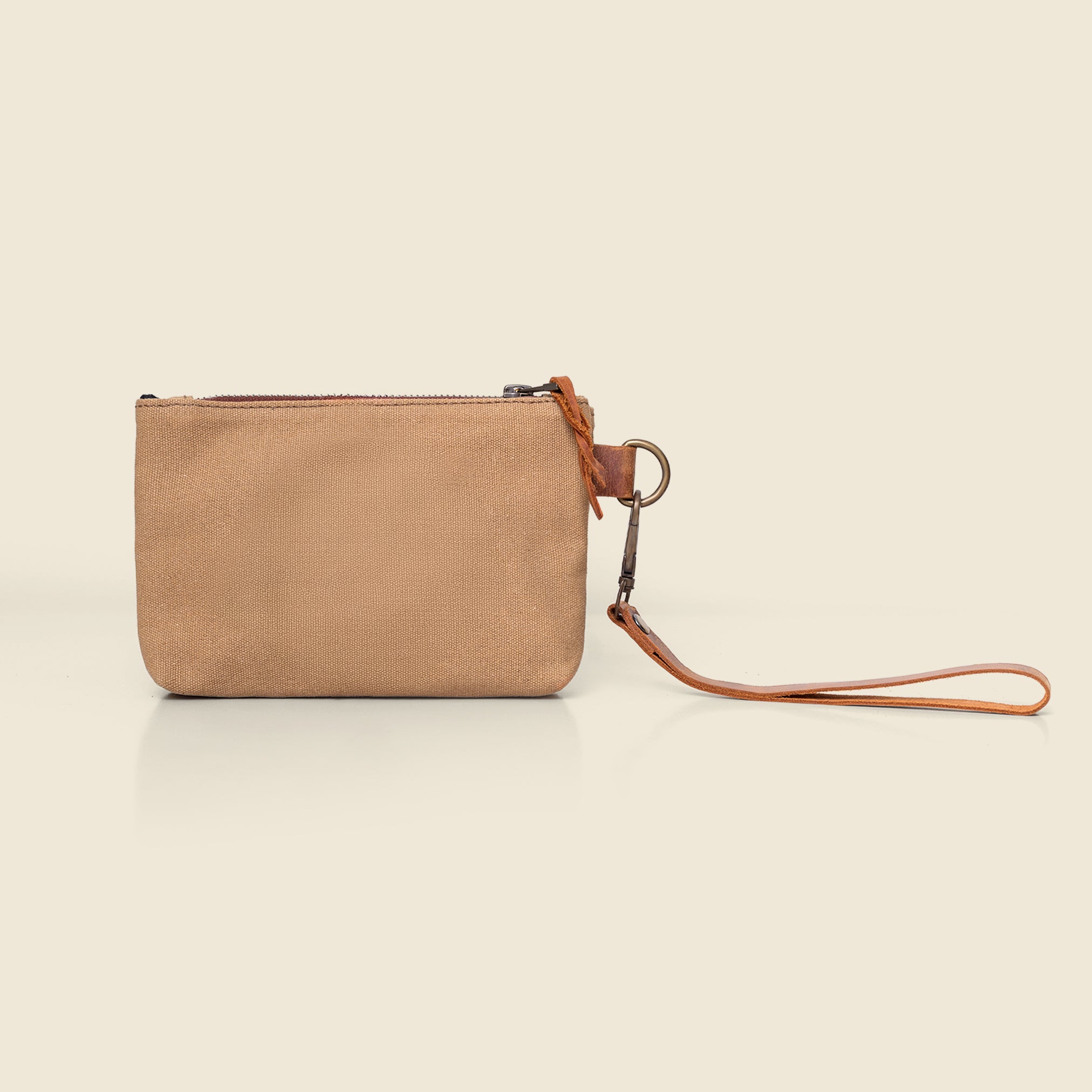 Vintage Handcrafted Waxed-Canvas EDC Pouch
